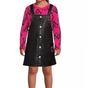 3t Barbie outfit faux leather